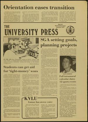 Primary view of object titled 'The University Press (Beaumont, Tex.), Ed. 1 Sunday, May 1, 1977'.