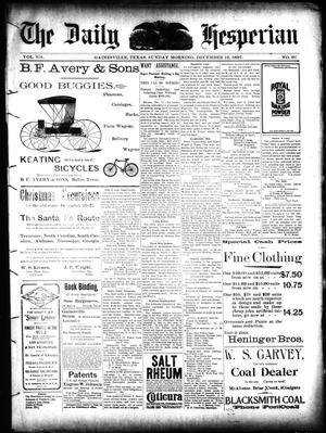 The Daily Hesperian (Gainesville, Tex.), Vol. 19, No. 297, Ed. 1 Sunday, December 12, 1897