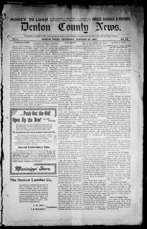 Denton County News. (Denton, Tex.), Vol. 5, No. 39, Ed. 1 Thursday, January 28, 1897