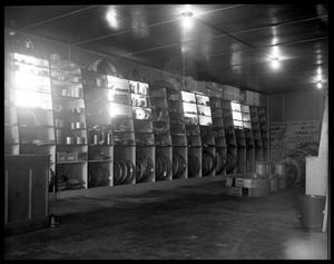 Primary view of object titled 'Interior of Midwest Equipment Company'.