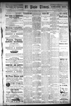 El Paso Times. (El Paso, Tex.), Vol. Seventh Year, No. 109, Ed. 1 Thursday, May 12, 1887