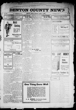 Denton County News (Denton, Tex.), Vol. 14, No. 48, Ed. 1 Tuesday, April 4, 1905