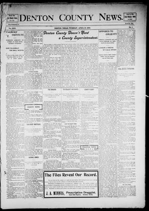 Denton County News. (Denton, Tex.), Vol. 13, No. 1, Ed. 1 Tuesday, April 19, 1904