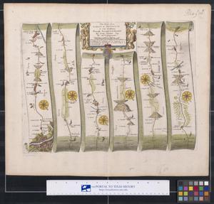 Primary view of object titled 'The Road from London to Portsmouth in com. Southamp'.