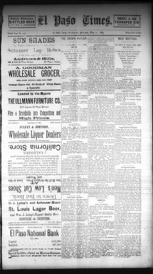 El Paso Times. (El Paso, Tex.), Vol. NINTH YEAR, No. 123, Ed. 1 Wednesday, May 29, 1889