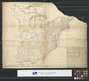 Primary view of An Accurate Map of the United States of America, according to the Treaty of Peace of 1763.