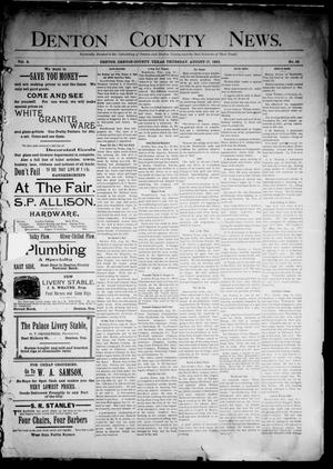 Denton County News. (Denton, Tex.), Vol. 2, No. 16, Ed. 1 Thursday, August 17, 1893