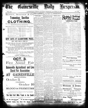The Gainesville Daily Hesperian. (Gainesville, Tex.), Vol. 12, No. 314, Ed. 1 Saturday, October 10, 1891