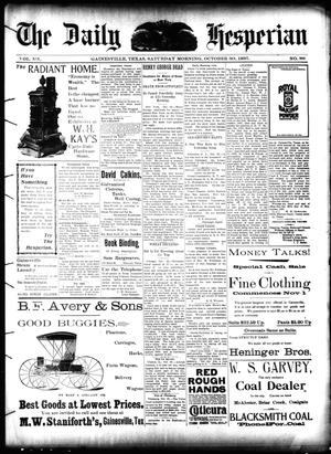 The Daily Hesperian (Gainesville, Tex.), Vol. 19, No. 260, Ed. 1 Saturday, October 30, 1897