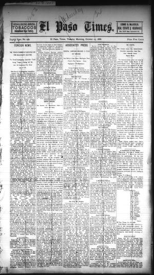 El Paso Times. (El Paso, Tex.), Vol. EIGHTH YEAR, No. 252, Ed. 1 Tuesday, October 23, 1888