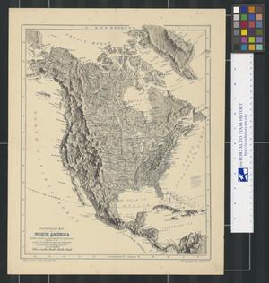 Primary view of object titled 'Photo Relief Map of North America'.