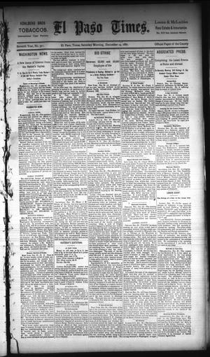 El Paso Times. (El Paso, Tex.), Vol. Seventh Year, No. 301, Ed. 1 Saturday, December 24, 1887