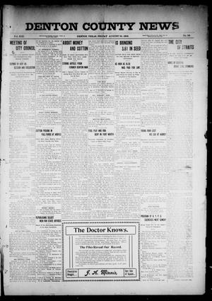 Denton County News (Denton, Tex.), Vol. 13, No. 38, Ed. 1 Friday, August 26, 1904