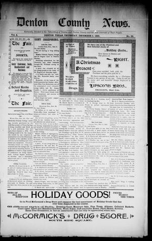 Denton County News. (Denton, Tex.), Vol. 4, No. 32, Ed. 1 Thursday, December 5, 1895