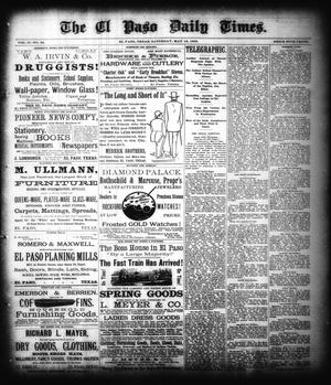 The El Paso Daily Times. (El Paso, Tex.), Vol. 2, No. 62, Ed. 1 Saturday, May 12, 1883