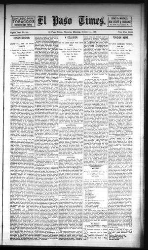 El Paso Times. (El Paso, Tex.), Vol. EIGHTH YEAR, No. 242, Ed. 1 Thursday, October 11, 1888