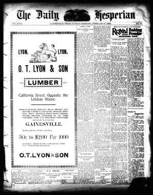 The Daily Hesperian (Gainesville, Tex.), Vol. 18, No. 59, Ed. 1 Sunday, February 9, 1896