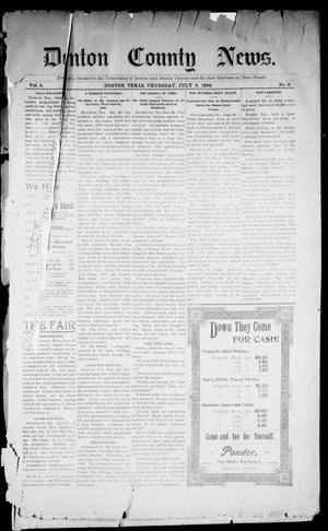 Denton County News. (Denton, Tex.), Vol. 5, No. 9, Ed. 1 Thursday, July 2, 1896