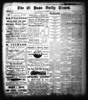 The El Paso Daily Times. (El Paso, Tex.), Vol. 2, No. 53, Ed. 1 Wednesday, May 2, 1883