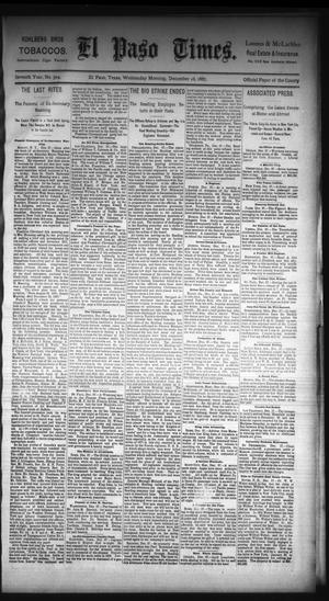 El Paso Times. (El Paso, Tex.), Vol. Seventh Year, No. 304, Ed. 1 Wednesday, December 28, 1887
