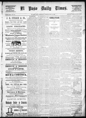 El Paso Daily Times. (El Paso, Tex.), Vol. SIXTH YEAR, No. 112, Ed. 1 Wednesday, May 12, 1886