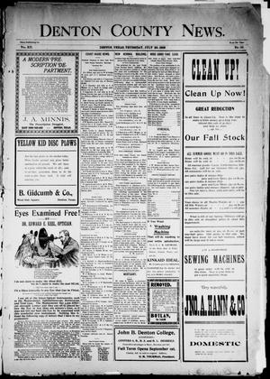 Denton County News. (Denton, Tex.), Vol. 12, No. 16, Ed. 1 Thursday, July 30, 1903