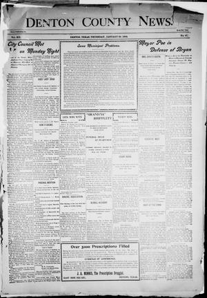 Denton County News. (Denton, Tex.), Vol. 12, No. 42, Ed. 1 Thursday, January 28, 1904