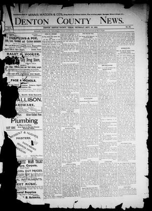 Denton County News. (Denton, Tex.), Vol. 1, No. 22, Ed. 1 Thursday, September 29, 1892