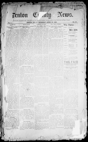 Denton County News. (Denton, Tex.), Vol. 4, No. 52, Ed. 1 Thursday, April 30, 1896