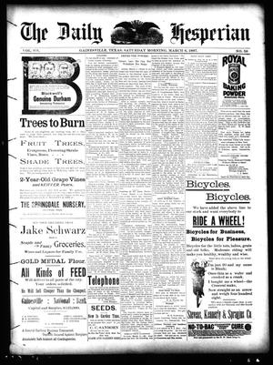 The Daily Hesperian (Gainesville, Tex.), Vol. 19, No. 58, Ed. 1 Saturday, March 6, 1897