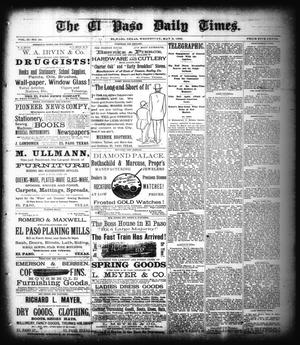 The El Paso Daily Times. (El Paso, Tex.), Vol. 2, No. 59, Ed. 1 Wednesday, May 9, 1883
