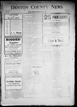 Denton County News. (Denton, Tex.), Vol. 12, No. 36, Ed. 1 Thursday, December 17, 1903
