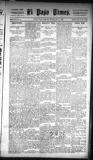 El Paso Times. (El Paso, Tex.), Vol. EIGHTH YEAR, No. 142, Ed. 1 Wednesday, June 13, 1888