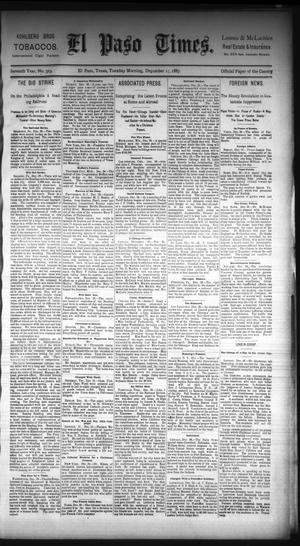 El Paso Times. (El Paso, Tex.), Vol. Seventh Year, No. 303, Ed. 1 Tuesday, December 27, 1887