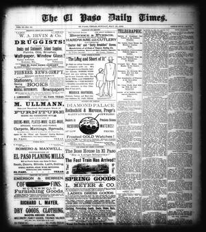 The El Paso Daily Times. (El Paso, Tex.), Vol. 2, No. 63, Ed. 1 Sunday, May 13, 1883