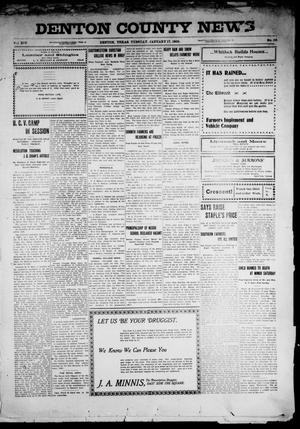 Denton County News (Denton, Tex.), Vol. 14, No. 26, Ed. 1 Tuesday, January 17, 1905