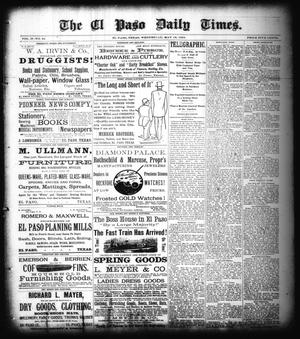 Primary view of object titled 'The El Paso Daily Times. (El Paso, Tex.), Vol. 2, No. 65, Ed. 1 Wednesday, May 16, 1883'.