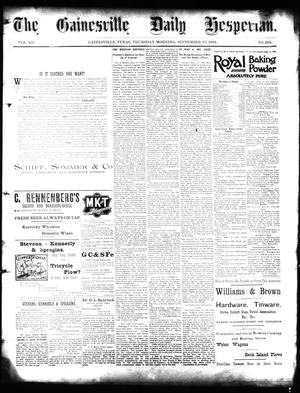 The Gainesville Daily Hesperian. (Gainesville, Tex.), Vol. 12, No. 294, Ed. 1 Thursday, September 17, 1891