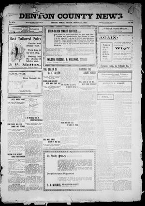 Denton County News (Denton, Tex.), Vol. 14, No. 45, Ed. 1 Friday, March 24, 1905