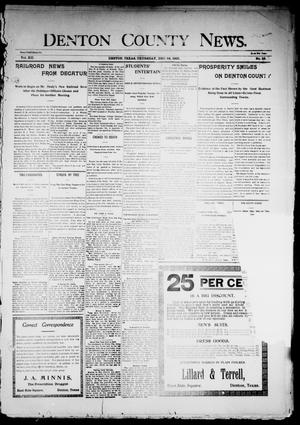 Denton County News. (Denton, Tex.), Vol. 12, No. 37, Ed. 1 Thursday, December 24, 1903