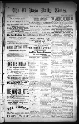 The El Paso Daily Times. (El Paso, Tex.), Vol. 3, No. 59, Ed. 1 Tuesday, May 13, 1884