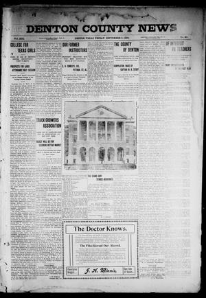 Denton County News (Denton, Tex.), Vol. 13, No. 40, Ed. 1 Friday, September 2, 1904