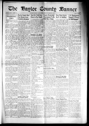 The Baylor County Banner (Seymour, Tex.), Vol. 45, No. 24, Ed. 1 Thursday, February 15, 1940