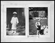 Primary view of Vee Perini in Playclothes; Vee Perini with Dog in Backyard