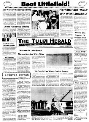 The Tulia Herald (Tulia, Tex.), Vol. 77, No. 42, Ed. 1 Thursday, October 17, 1985