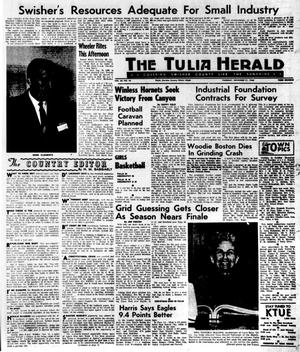 The Tulia Herald (Tulia, Tex.), Vol. 60, No. 47, Ed. 1 Thursday, November 21, 1968
