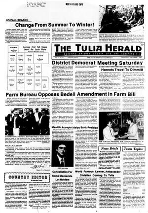 The Tulia Herald (Tulia, Tex.), Vol. 77, No. 40, Ed. 1 Thursday, October 3, 1985
