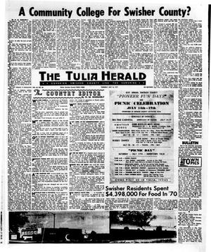 The Tulia Herald (Tulia, Tex.), Vol. 63, No. 28, Ed. 1 Thursday, July 15, 1971