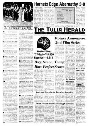 The Tulia Herald (Tulia, Tex.), Vol. 69, No. 46, Ed. 1 Thursday, November 17, 1977