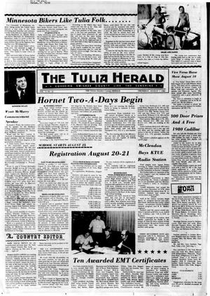 The Tulia Herald (Tulia, Tex.), Vol. 72, No. 32, Ed. 1 Thursday, August 7, 1980